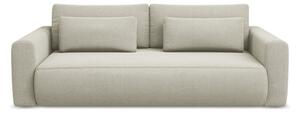 Beżowa rozkładana/ze schowkiem sofa 238 cm Kapua – Makamii