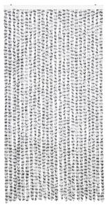 Zasłona przeciwko owadom, jasnoszaro-ciemnoszara, 100x200 cm
