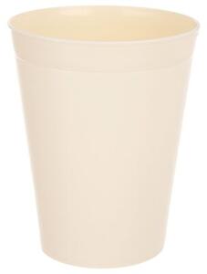 Kubki plastikowe kremowe SANDY 300 ML 6 szt