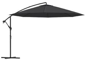 Wiszący czarny ogrodowy parasol D4-R32