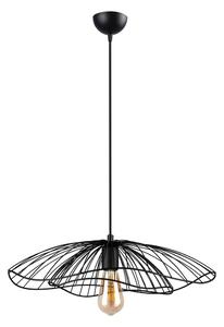 Czarna lampa wisząca Squid Lighting Root, wys. 111 cm