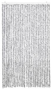 Zasłona przeciwko owadom, jasnoszaro-ciemnoszara, 118x220 cm