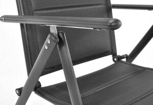 Zestaw krzeseł składanych ogrodowych - MODENA Black x 2 szt