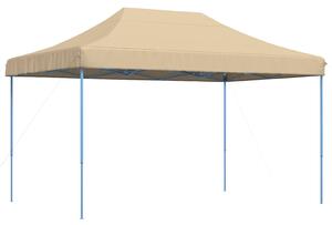 Składany namiot imprezowy typu pop-up, beżowy, 440x292x315 cm