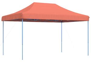 Składany namiot imprezowy typu pop-up, terakota, 440x292x315 cm
