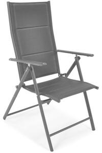 OUTLET Krzesło ogrodowe aluminiowe MODENA - Black
