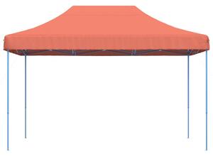 Składany namiot imprezowy typu pop-up, terakota, 410x279x315 cm
