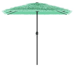 Parasol ogrodowy na stalowym słupku, zielony, 248x248x248 cm