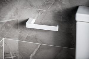 Biały metalowy uchwyt na papier toaletowy Sapho Pirenei