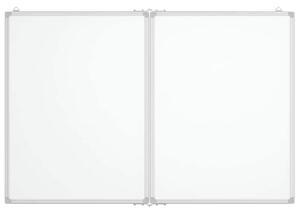 Tablica magnetyczna, składana, 120x80x1,7 cm, aluminiowa