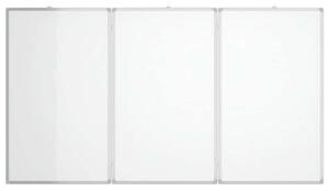 Tablica magnetyczna, składana, 180x100x1,7 cm, aluminiowa