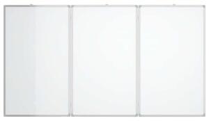 Tablica magnetyczna, składana, 180x80x1,7 cm, aluminiowa