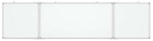 Tablica magnetyczna, składana, 200x50x1,7 cm, aluminiowa