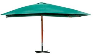 Parasol ogrodowy podwieszany, 300x400 cm, zielony