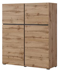 Komoda INCROCIO 119 cm do Salonu Sypialni Dąb wotan