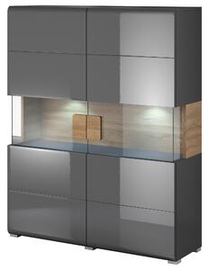 Komoda IBIZA 122 cm do Salonu Sypialni Antracyt