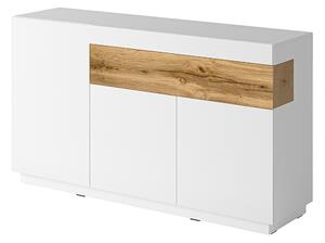Komoda SILVANA 150 cm do Salonu Sypialni z Szufladą Biały