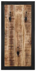Wieszak na ubrania 40x2x80 cm lite drewno surowe mango