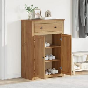 Szafka na buty PANAMA, 80x40x114 cm, lite drewno sosnowe
