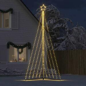 Choinka LED 570 LEDs Ciepła biel 399 cm