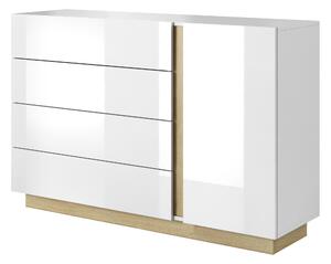 Komoda ARCETTO 138 cm do Salonu Sypialni Biały