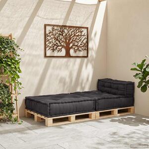Modułowa sofa, antracytowa, 70x70x54, tkanina