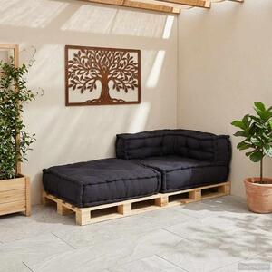 Modułowa sofa, antracytowa, 70x70x54, tkanina