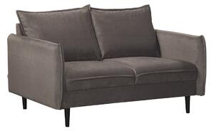 Sofa RUGG w tkaninie boucle szara 149x86x91 cm