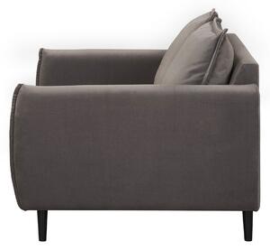 Sofa RUGG w tkaninie szara 149x86x91 cm