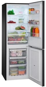 Lodówka AMICA FK4015T.2FZTHD No frost 171cm Czarny/Inox