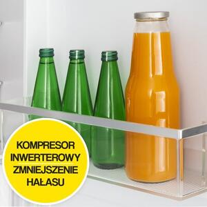 Lodówka AMICA FK4015T.2FZTHD No frost 171cm Czarny/Inox