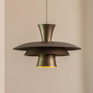 Lampa wisząca Plato Luminex, możliwość ściemniania, aluminiowy / szary / cynkowy, salon / jadalnia, metal, nowoczesny