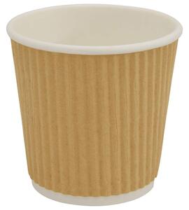 Papierowe kubki, 1000 szt., 4oz, 100ml, brązowy