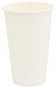 Papierowe kubki, 1000 szt., 16oz, 400ml, biały