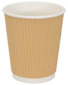 Papierowe kubki, 500 szt., 8oz, 200ml, brązowy