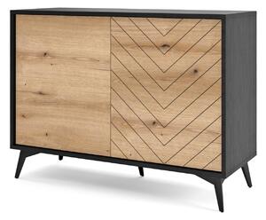Komoda DIAMANTE 104 cm do Salonu Sypialni Czarny