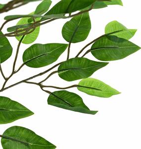 Sztuczna roślina Ficus 1260 liści 200 cm zielona