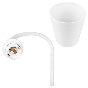 Lampa podłogowa MASTERLED Koko E27 LED 145cm regulowana stojąca biała drewno