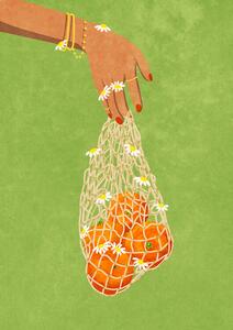 Ilustracja Fresh Oranges, Raissa Oltmanns