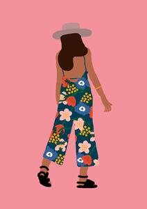 Ilustracja Summer Girl, Rafaela Mascaro