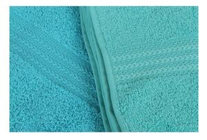 Zestaw 4 turkusowych ręczników Rainbow Water, 70x140 cm