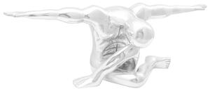 Rzeźba Srebrny 91,5 x 32 x 33 cm Aluminium