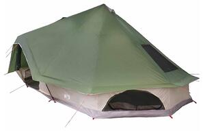 Namiot Tipi z dachem Zielony 680 x 430 x 270 cm tafta