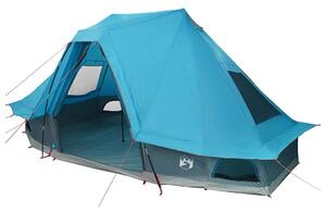 Namiot Tipi z dachem Niebieski 466 x 310 x 240 cm tafta
