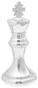 Rzeźby 2 pcs Srebrny 17 x 17 x 42 cm Aluminium