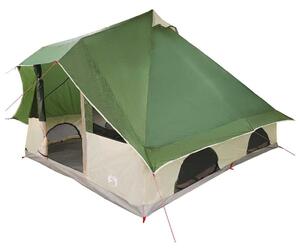 Namiot Tipi z dachem Zielony 358 x 296 x 258 cm tafta