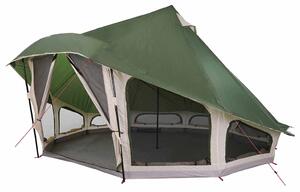 Namiot Tipi z dachem Zielony 508 x 470 x 300 cm tafta