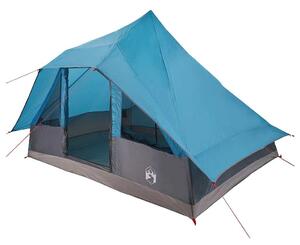 Namiot Tipi z dachem Niebieski 364 x 281 x 257 cm tafta