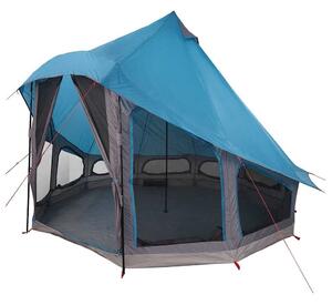 Namiot Tipi z dachem Niebieski 404 x 370 x 270 cm tafta