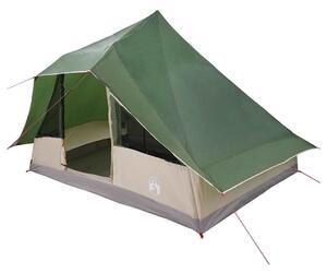 Namiot Tipi z dachem Zielony 364 x 281 x 257 cm tafta